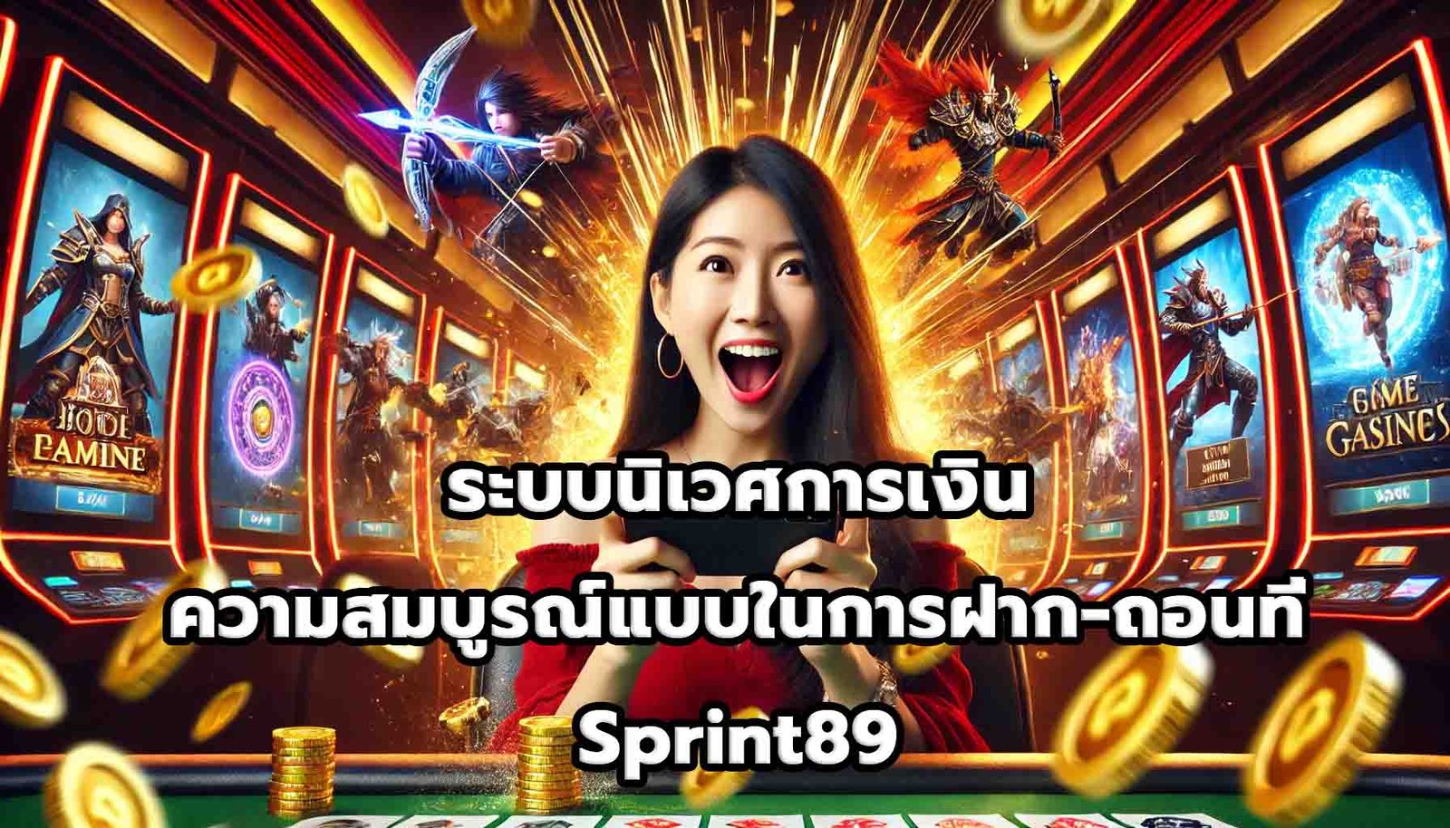 ระบบนิเวศการเงิน ความสมบูรณ์แบบในการฝาก-ถอนที่ Sprint89-10